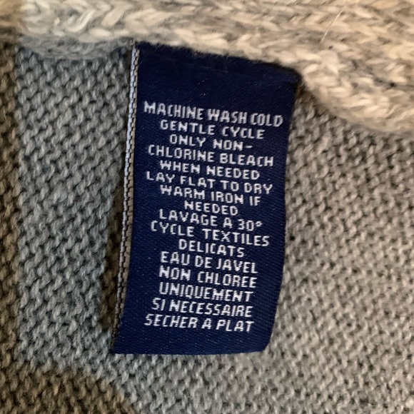 Grey heather colour block cardigan - Picture 7 of 7